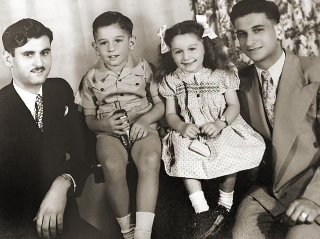 Peter, Alex, Zephi and Emmanuel Comino. Wowan, Queensland, 1950