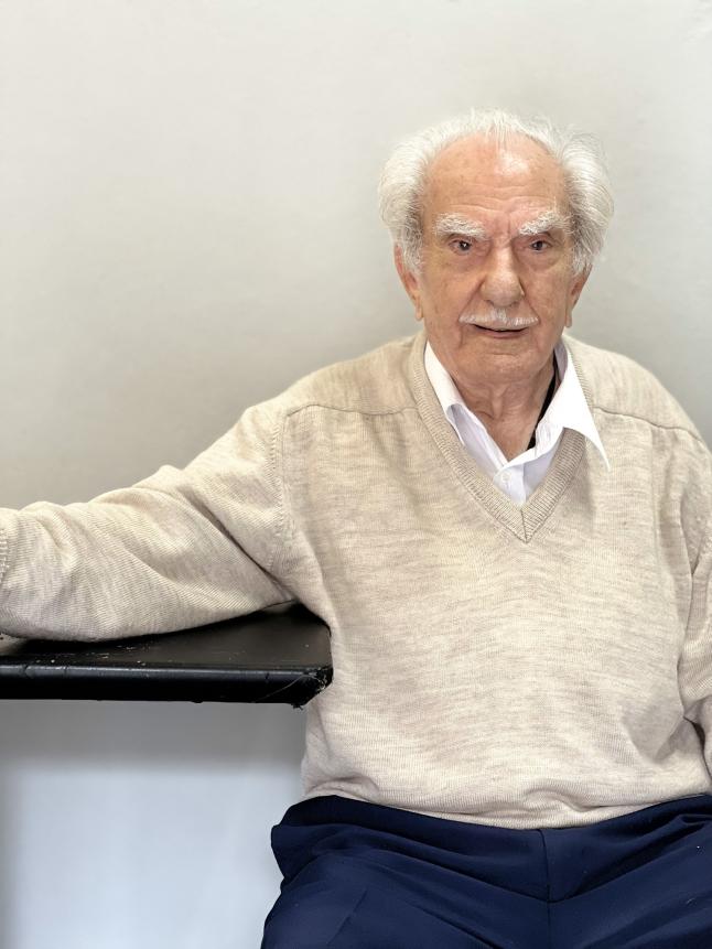 An elderly person