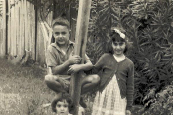 From left: Theo Onisforou, Helen Calacouris and  Kary Onisforou. Randwick, 1960