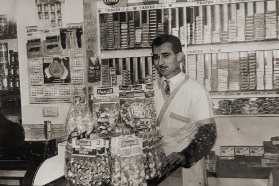 A person in a shop