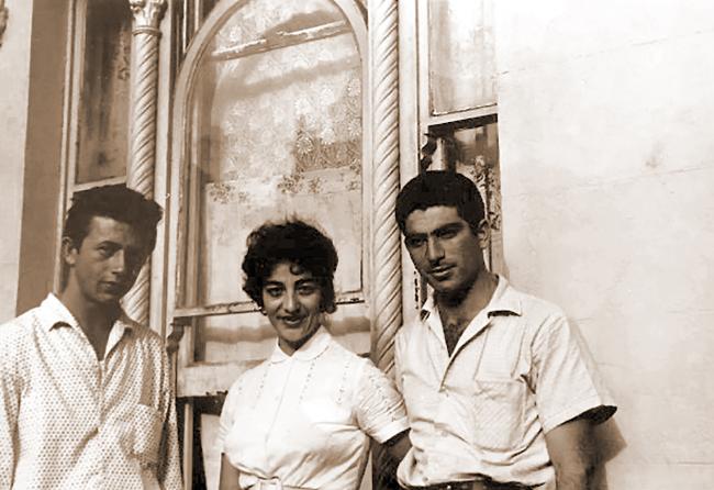 Costas Vassiniotis (right) with sister, Georgina. Redfern. 1963