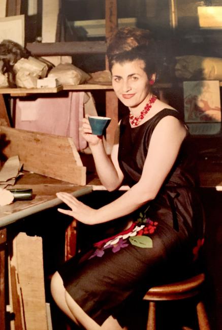 Melpomene Kaimasidis, Cornelius Furs workshop, Sydney, c. 1963-4