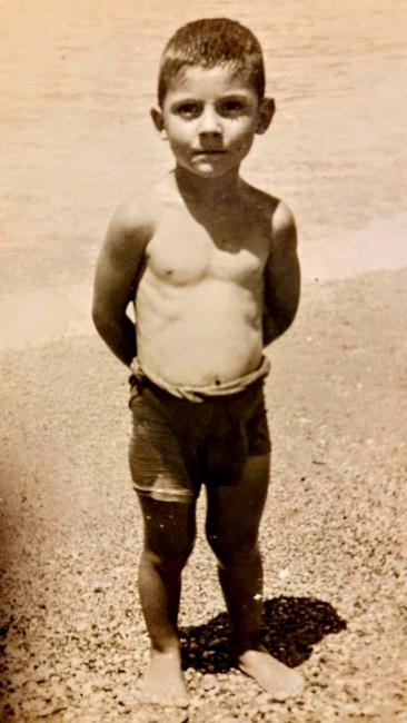 Themos Mexis, Psaropoula Beach, Rhodes. c. 1949-50.